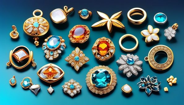 variety of of jewelry charms