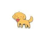 Golden Retriever Gold Charm