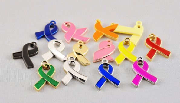 Variety of Awareness Ribbon Charms