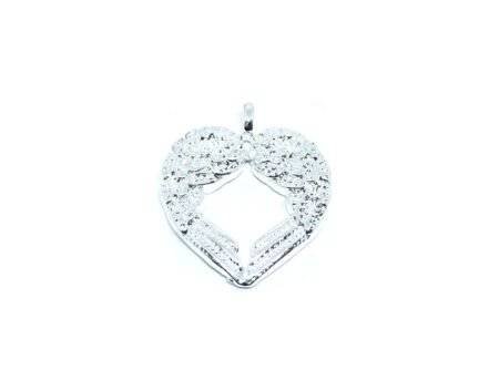 Wing Heart Bracelet Charm