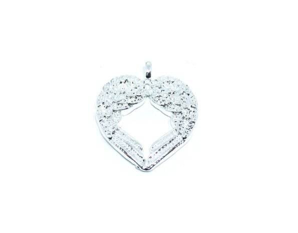 SBRAC-005 Wing Heart Bracelet Charm