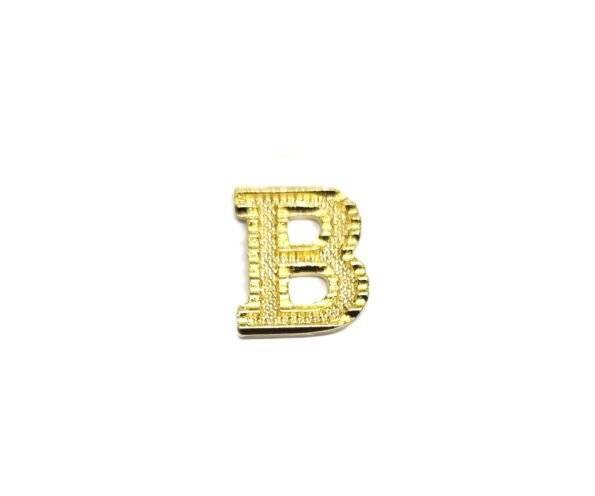 SGOL-001 Gold Filled Letter B Charm