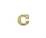 SGOL-001 Gold Filled Letter Charm
