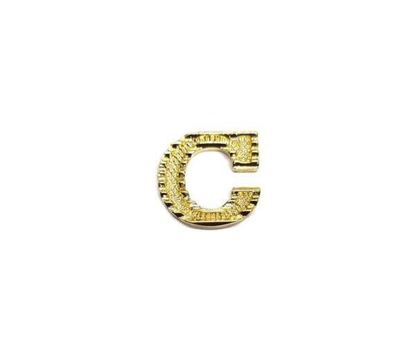 SGOL-001 Gold Filled Letter C Charm