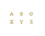 SGOL-001 Gold Filled Letter Charm