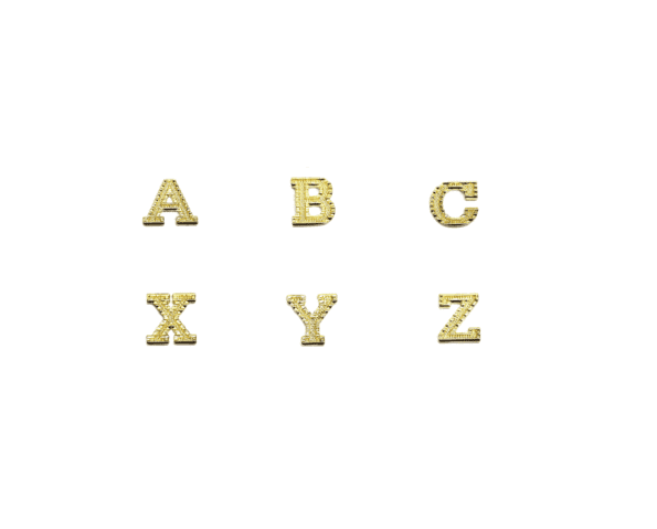 SGOL-001 Gold Filled Letter Charm