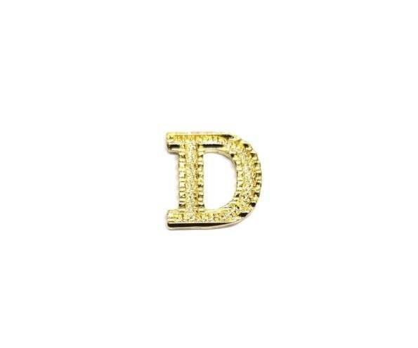 SGOL-001 Gold Filled Letter D Charm
