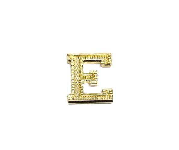 SGOL-001 Gold Filled Letter E Charm