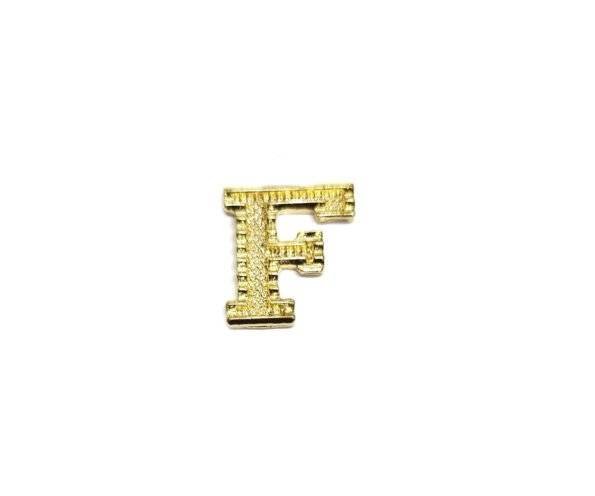 SGOL-001 Gold Filled Letter F Charm