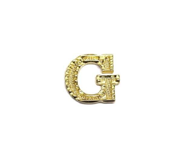 SGOL-001 Gold Filled Letter G Charm