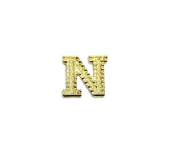 SGOL-001 Gold Filled Letter N Charm