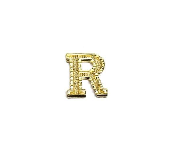 SGOL-001 Gold Filled Letter R Charm