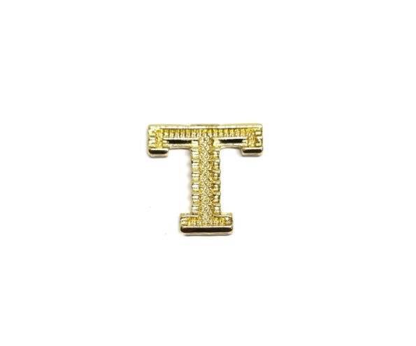 SGOL-001 Gold Filled Letter T Charm