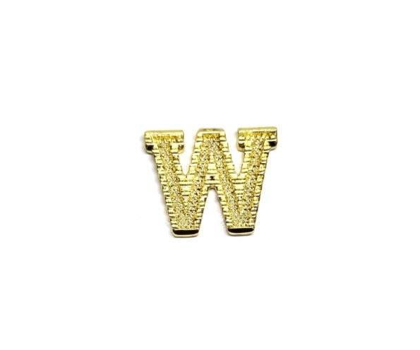 SGOL-001 Gold Filled Letter W Charm