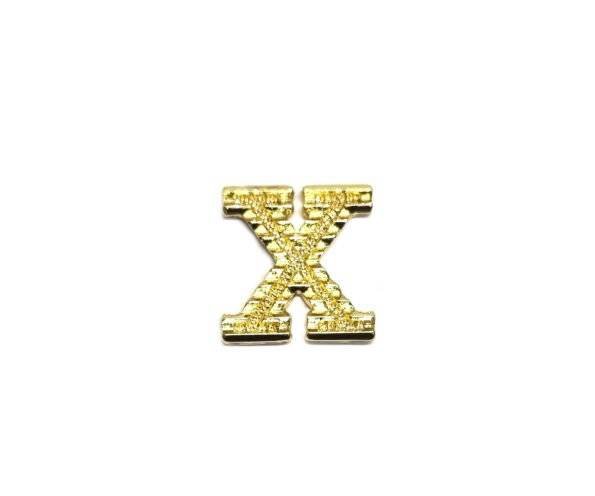 SGOL-001 Gold Filled Letter X Charm