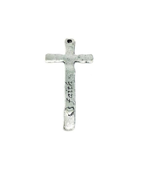 SNEK-008 Faith Cross Necklace Charm