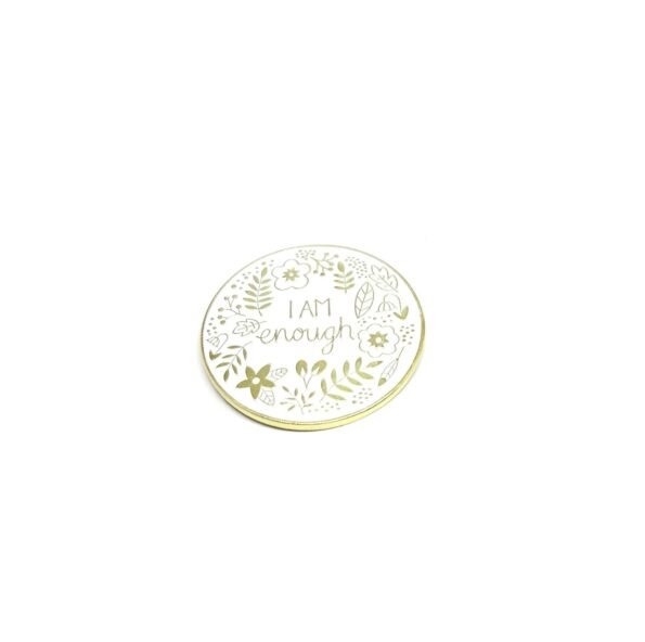 SCIN-020 I Am Enough Enamel Charm