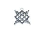 Slavic Valknut Square Charm