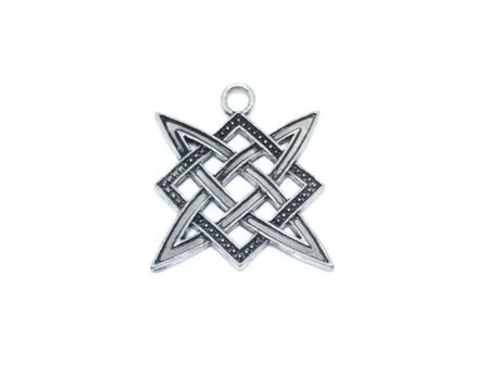Slavic Valknut Square Charm