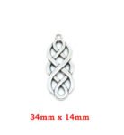 SVIN-004 Vintage Celtic Knot Infinity Charm