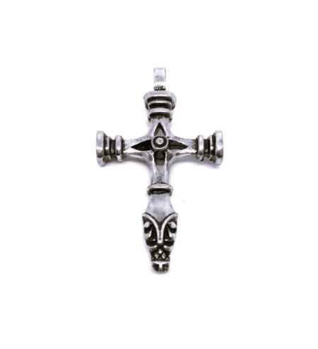 Vintage Handmade Ethnic Cross Charm