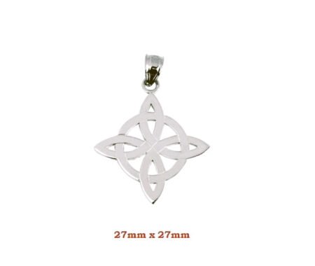 Irish Celtic Trinity Knot Charm - size