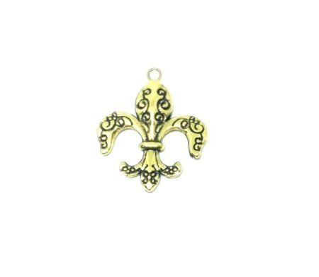 Gold Fleur De Lis Charm