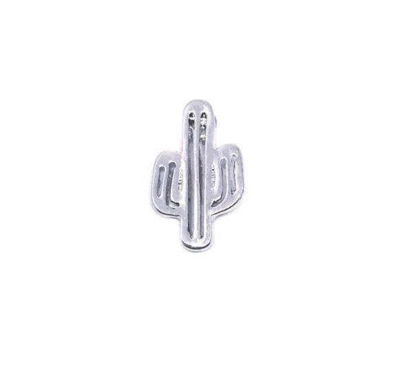 SCACT-005 Silver Cactus Charm