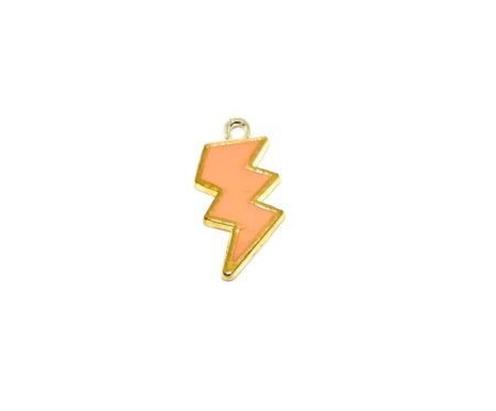 Lightning Bolt Enamel Charm