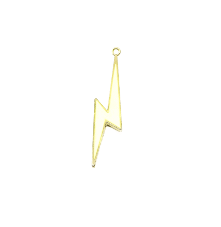 Enamel Lightning Bolt Charm