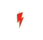 SLIG-004 Red Enamel Lightning Bolt Charms