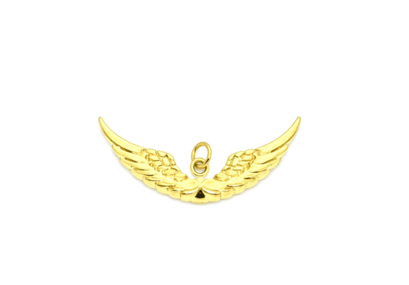 SAG-W-005 Angel Wing Charm Gold plated