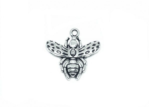 SBEE-002 Silver bee charm