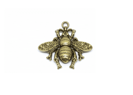Antique Bronze Bumble Bee Charm