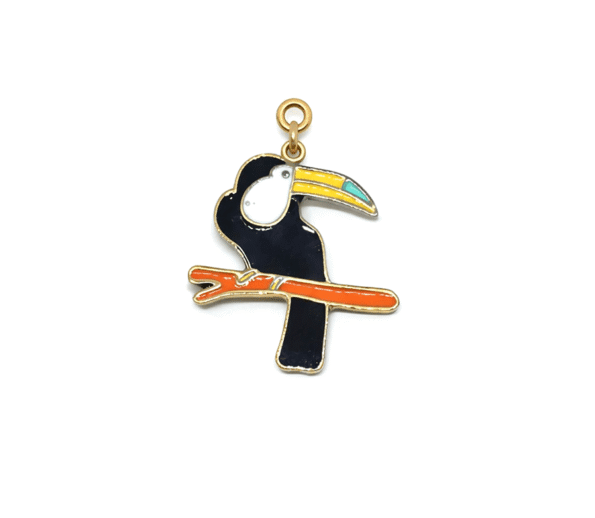 SBIRD-003 Toucan Enamel Charm