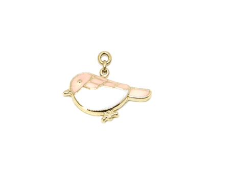 Pastel Songbird Enamel Charm