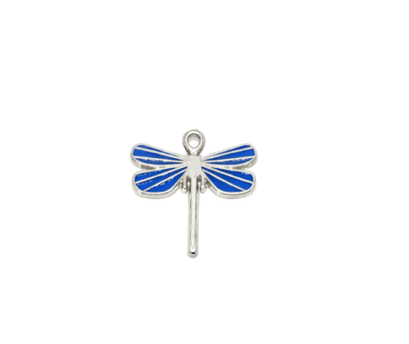Blue Dragonfly Charm