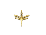 Antiqued Gold Dragonfly Charm