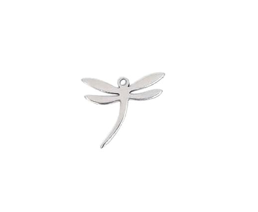 SDRG-006 Silver Dragonfly Charm