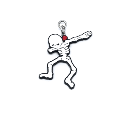 Dabbing Skeleton Charm