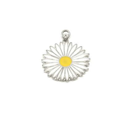 Silver Daisy Charm