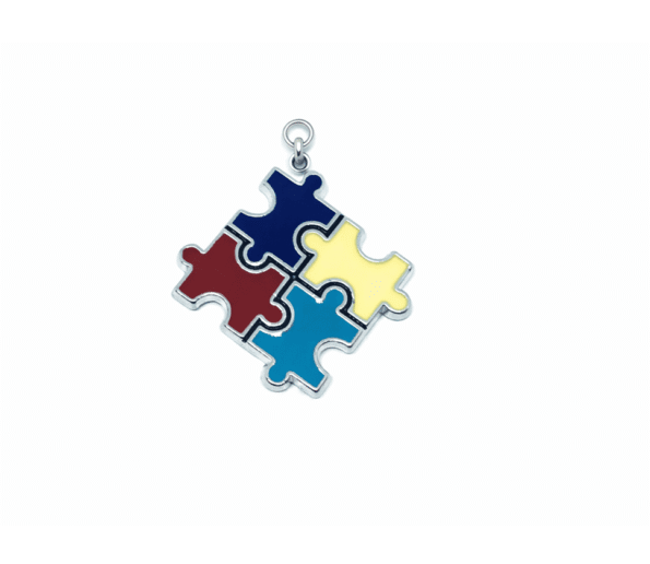 SPUZ-003 LZZ Autism Awareness Square Puzzle Charm